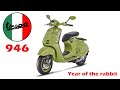 VESPA 946  YEAR OF THE RABBIT - Special Edition