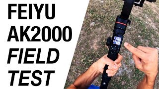 Feiyu ak2000 Gimbal Field Test