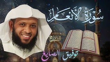 سورة الأنعام| بصوت الشيخ توفيق الصايغ| Al-An'am |   Tawfik As-Sayegh 