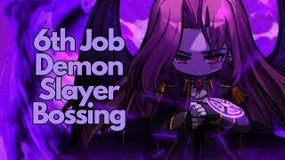 Maplestory 6th Job Demon Slayer Bossing (Lvl 1 Origin + Mastery)