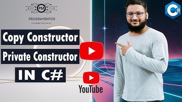 Copy Constructor And Private Constructor In C# | C# Constructor | C# Tutorial (Hindi/Urdu)