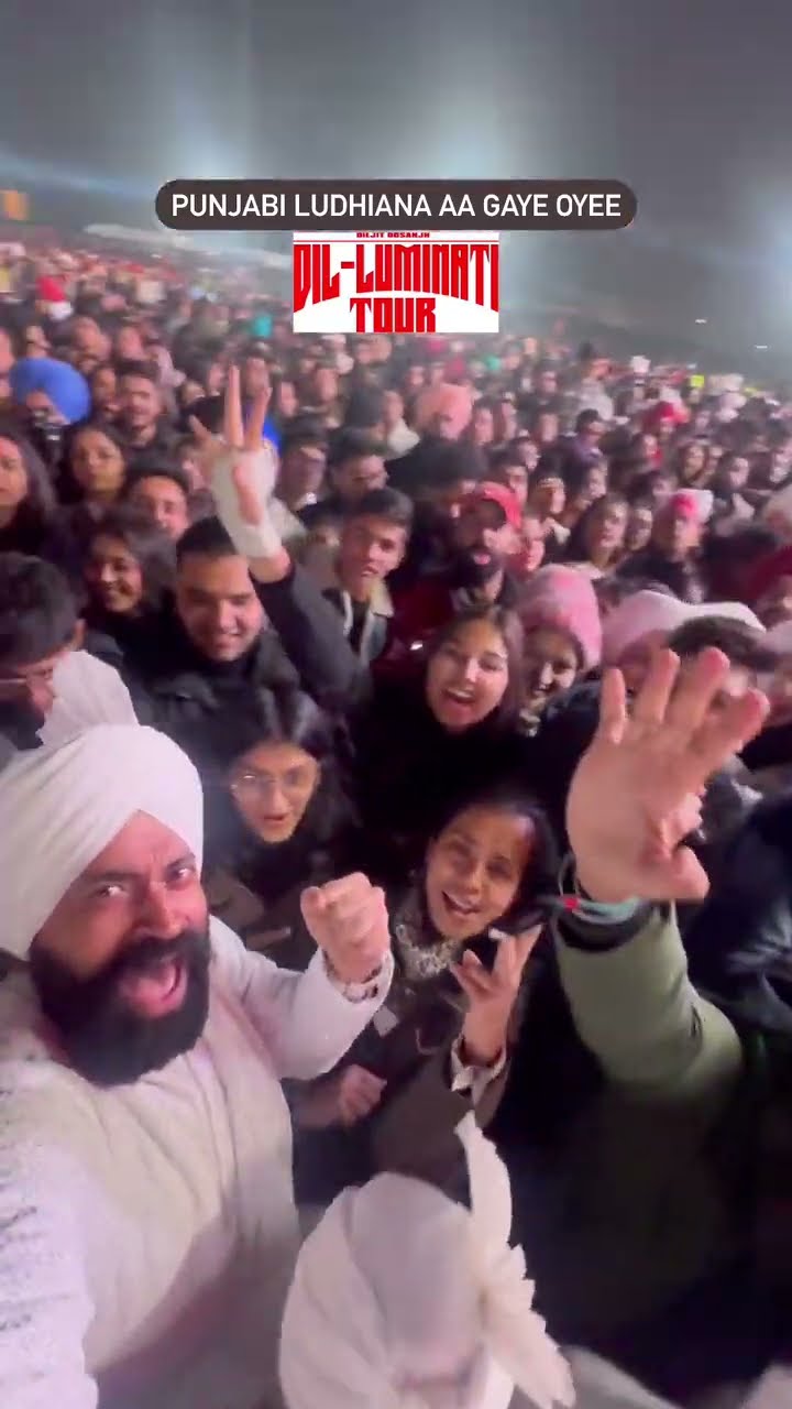 Grand Finale Diluminati Tour - Ludhiana @diljitdosanjh | RS 1313 SHORTS | Ramneek Singh 1313 #Shorts