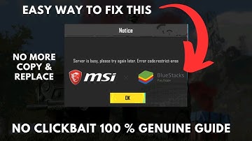 Herstel serverbezet beperkt gebied! Lag-vrije BGMI op MSI App Player 🎮#bgmi #emulator