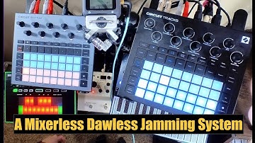 Dawless, Mixerless System- Overview and Jam; Circuit Rhythm and Tracks, Microfreak, and TB-3