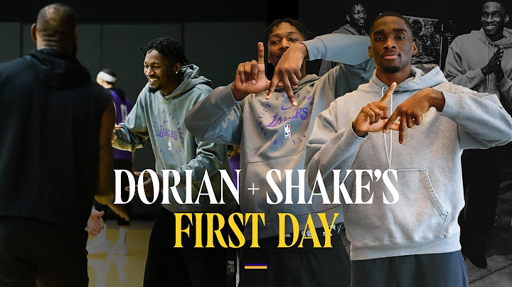 First Day as a LAKER: Dorian Finney-Smith and Shake Milton