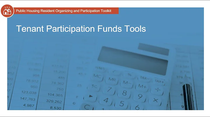 Public Housing Resident Toolkit: Tenant Participation Fund Tools