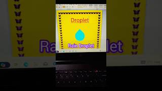Rain Droplet Symbol in MS Word #symbol #ytshorts