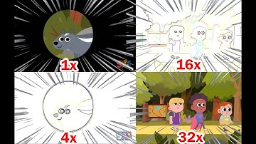 Super Simple Songs Run It’s A Skunk Intro getting 999999x Speed