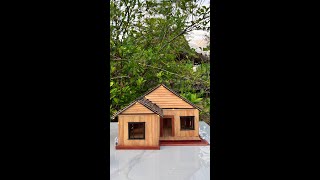 How to make mini wooden house