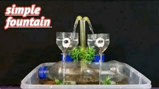 how to make two pipe water fountain esy it home