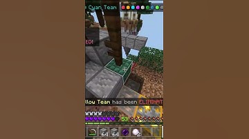 Skywars Clutches BACK to BACK?? (Hive Minecraft Bedrock) #minecraft #hive #shorts