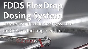 FDDS FlexDrop Dosing System - Easy to use, flexible dosing system for OCA contact angle meters