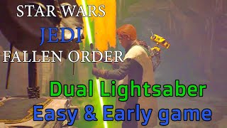 Star Wars Jedi: Fallen Order - How to Get The Double-Bladed Lightsaber Early