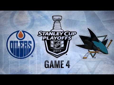Edmonton Oilers vs. San Jose Sharks. Game 4 (18.04.2017) Highlights