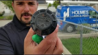 How to change angle of Sprinklers