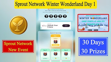 Sprout Network New Update | Sprout Network Boost Contest & Winter Wonderland Event Day 1 Prize