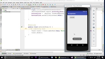 Android Tutorial | On Click Listener with Toast Message Android Studio