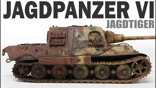 Destroyed Jagdtiger / Chipping with Micro-Sol / Jagdpanzer VI