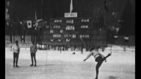 1924 Winter Olympics - Figure Skating Sonja Henie and Gillis Grafstrom