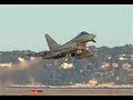 Eurofighter Typhoon  amazing take off with afterburner !!!