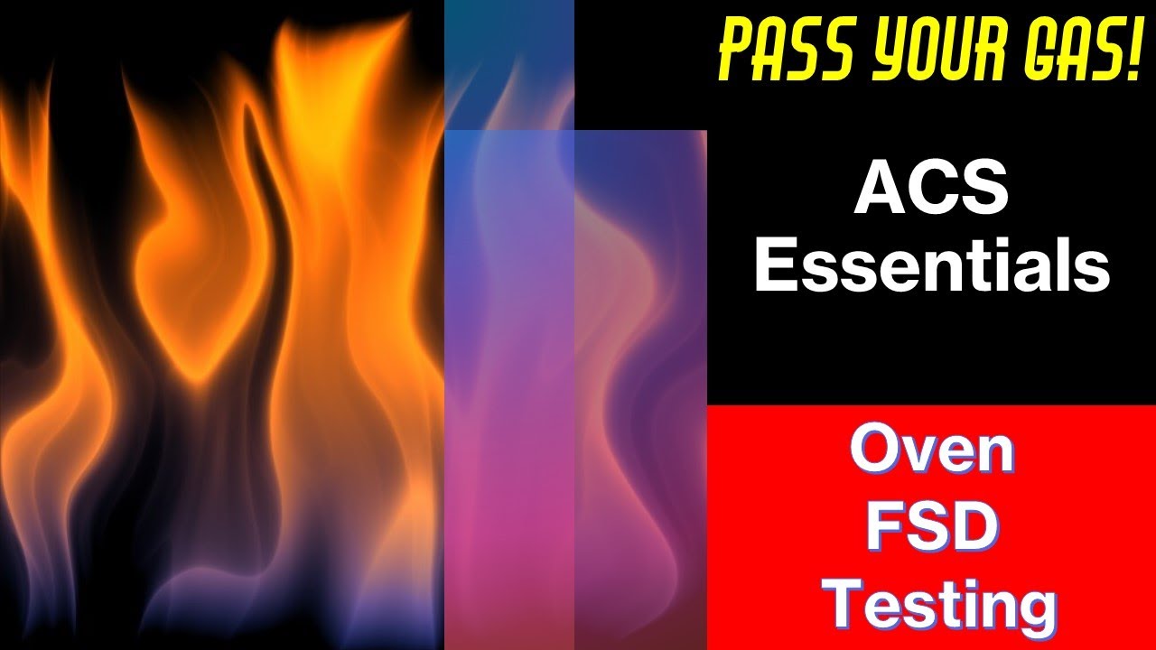 ACS Gas Essentials How to test the FSD on a gas oven YouTube