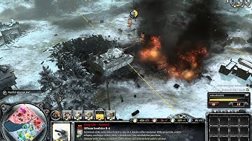 Company of Heroes 2:  Single shot of 203 mm howitzer decided fate of the game