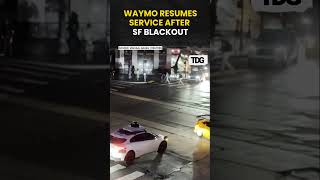 #watch | Waymo Resumes San Francisco Service After Power Outage | #shorts #sanfrancisco