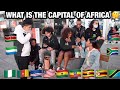 ASKING AMERICANS THE CAPITAL OF AFRICA/does Africa has a capital? #public interview