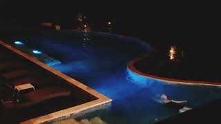 Night Swimming @ Mountain ? No Problemo @ Giriwood Hotel & Villa Wanagiri Hot Water Pool😁😁
