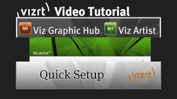 Vizrt Video Tutorial - Viz Artist Quick Setup