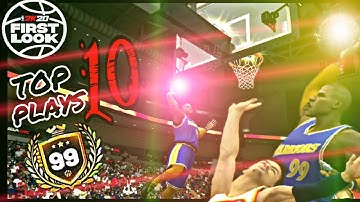NBA2K20 MOBILE | First Official Top 10 Plays of the Week - Alleyoop to MC , DUNKS , ANKLE BREAK