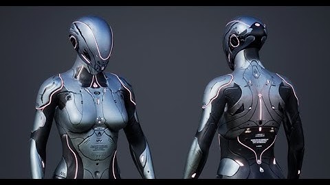Sci-Fi Female - Unreal Engine/Unity