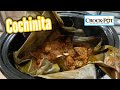 COCHINITA PIBIL EN OLLA DE COCCIÓN LENTA