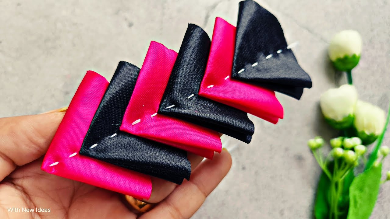 WOW😍 Beautiful Tricks With fabric ,Amazing Art With Scrap Fabrics