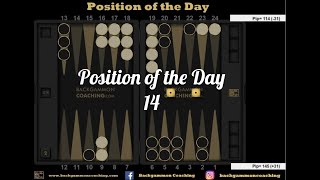 Backgammon - Position of the Day: 14 - About the thinking process