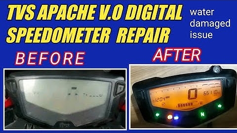 #TVS APACHE DIGITAL SPEEDOMETER REPAIR#APACHE RR 4V 200 DIGITAL METER|APACHE200|APACHE400|APACHE160