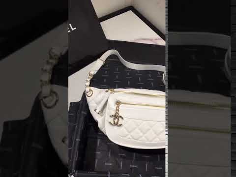 Chanel As1077 Female Ohanel Quilted Waist Belt Bag Lightweight Fashion Chest Bag