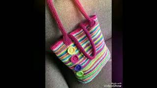 شنط الكروشيه تجنن  Crochet bags#كروشيه#شنط#صور