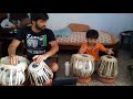 Tabla basic lesson to my 6 year old kid