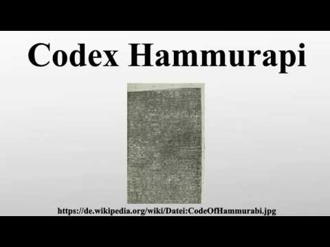 Video: Alte östliche Gesetze Von Hammurabi - Alternative Ansicht