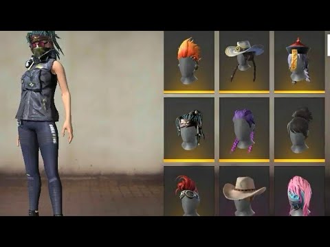 coleção de skins feminina - FREE FIRE - YouTube