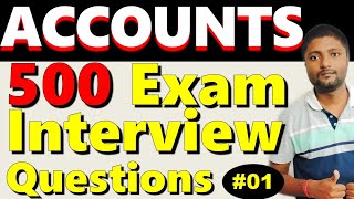 #01 | Accounts Interview Question | Accounts MCQ | Accounts Exam Question | Multiple Choice Question