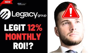 NEW Crypto Platform EXPOSED: Legacy Group Review (12% Monthly ROI Scam or AI Trading Opportunity?)