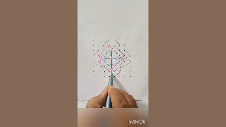 8*8 dots rangoli art@rangoli designs.....