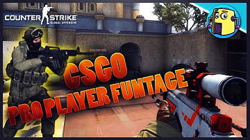 CSGO - UNRANKED PRO PLAYER!! CSGO FUNNY MOMENTS FUNTAGE w/ Counterstrike noobs
