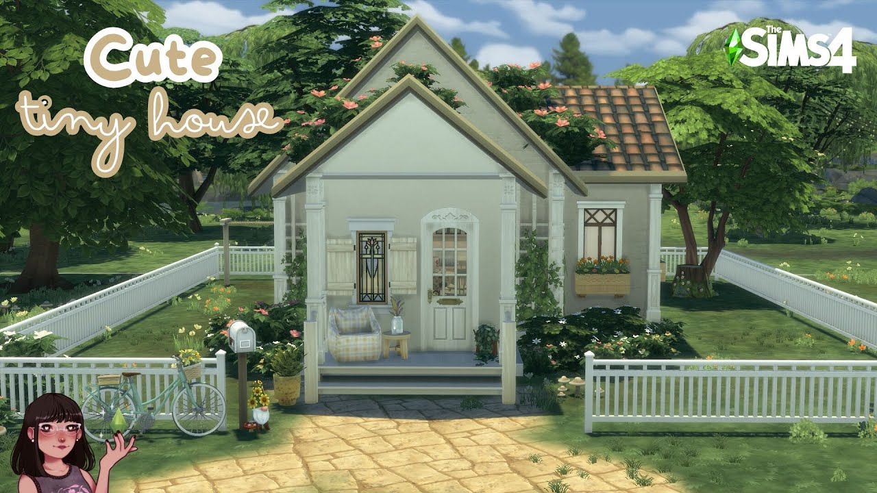 CUTE TINY HOUSE 🏡🌷 | SPEED BUILD | THE SIMS 4 | CC - YouTube