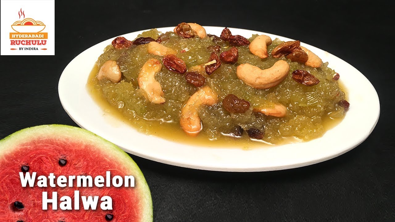 Watermelon Halwa | How to make Halwa Recipe| Watermelon Halwa Recipe in Telugu By Hyderabadi Ruchulu