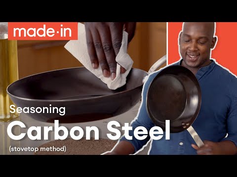 How to Season Your Carbon Steel Pan | Made In