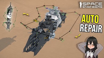This Repair Drone Trick Helps Ship Maintenance, Space Engineers