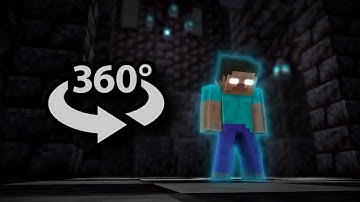 Herobrine - Minecraft 360° Animation (Mine-Imator 4K VR Video)